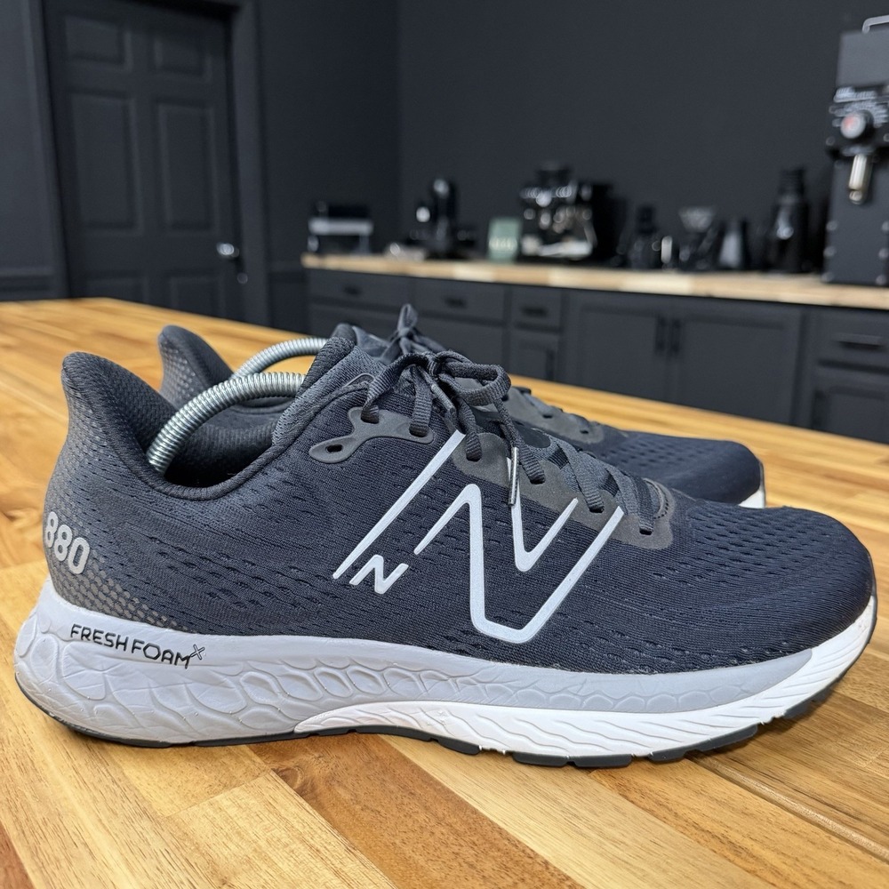 New Balance Fresh Foam X 880 V13 Shoes Men's 12 2E Wide Black Running Sneakers